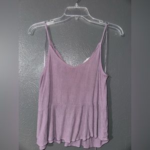 Light purple flowy top